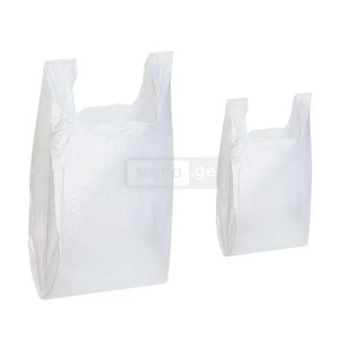 პოლიეთილენის პარკი სახელურით 26*43სმ 100ც